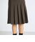 ウールライク ラッププリーツスカート