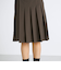 ウールライク ラッププリーツスカート