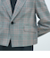 ライトウールチェックシングルブレストジャケット