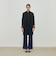 【WEB先行予約】ウールファブリックコンビ ロングジレ