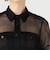 HYKE SHEER PLAID SHIRT