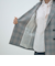ライトウールチェック ダブルブレストジャケット