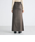 【WEB先行予約】Super160's ウールツイル Iラインスカート