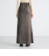 【WEB先行予約】Super160's ウールツイル Iラインスカート