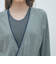 ファブリックコンビ Vネックカーディガン
