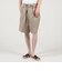 HAVERSACK ATTIRE リネンダブルバックル ショートパンツ
