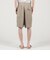 HAVERSACK ATTIRE リネンダブルバックル ショートパンツ