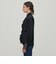シルクサテン ラッフルシャツ