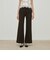 ナチュラルストレッチウール セミフレアパンツ