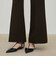 ナチュラルストレッチウール セミフレアパンツ