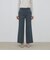 ナチュラルストレッチウール セミフレアパンツ