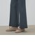 ナチュラルストレッチウール セミフレアパンツ