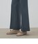 ナチュラルストレッチウール セミフレアパンツ