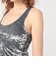SIMONE WILD HAMMERED VELVET ボディスーツ