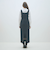 ウールジョーゼット Iラインワンピース