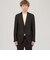 ウールナチュラルストレッチ シングルブレステッド 2Bジャケット DRAGO