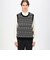 ウールカシミヤ フェアアイル クルーネックプルオーバー ニットベスト