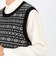 ウールカシミヤ フェアアイル クルーネックプルオーバー ニットベスト