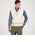【別注】RICHMOND KNITWEAR ウールケーブル Vネックベスト