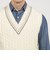 【別注】RICHMOND KNITWEAR ウールケーブル Vネックベスト
