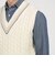【別注】RICHMOND KNITWEAR ウールケーブル Vネックベスト