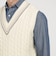 【別注】RICHMOND KNITWEAR ウールケーブル Vネックベスト