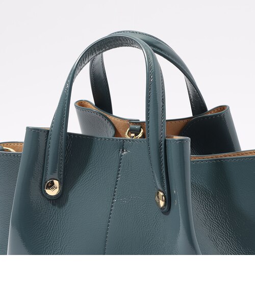 Atelier TOMORROWLAND SHELL MINI エナメルバッグ｜トゥモロ－ランドの
