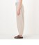 MKDT STUDIO PELLA コットンツイル バレルレッグパンツ