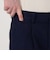 60/3 コットンオックスフォード 1プリーツバレルパンツ