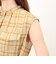 シアープラッド フレンチロングシャツブラウス