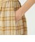 シアープラッド フレアキュロットパンツ