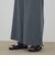 ウールジョーゼット ワイドフレアパンツ