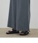 ウールジョーゼット ワイドフレアパンツ
