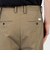 コットンナイロンツイル 2タックワイドストレートパンツ