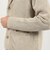 リネンコットン ショールカラー ニットカーディガン