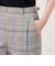 トゥーサイドチェック ストレートパンツ