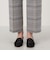 トゥーサイドチェック ストレートパンツ