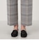 トゥーサイドチェック ストレートパンツ