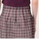 SHUSHU/TONG Low Pleated Skirt リネン チェックスカート