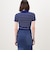 SHUSHU/TONG Striped Knit Polo ボーダー ポロニット