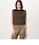 HYKE SLEEVELESS BASQUE SHIRT スリーブレス バスクシャツ