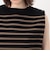 HYKE SLEEVELESS BASQUE SHIRT スリーブレス バスクシャツ