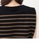 HYKE SLEEVELESS BASQUE SHIRT スリーブレス バスクシャツ