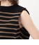 HYKE SLEEVELESS BASQUE SHIRT スリーブレス バスクシャツ
