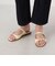 NEBULONI E.  SLIM BELT フラットサンダル