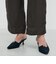 レーヨンハウンドトゥース ベルテッド2タックパンツ