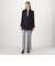 Mame Kurogouchi Triacetate Polyester Collarless Jacket カラーレスジャケット
