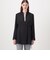 Mame Kurogouchi Triacetate Polyester Collarless Jacket カラーレスジャケット