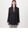Mame Kurogouchi Triacetate Polyester Collarless Jacket カラーレスジャケット