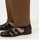 ウールリネンメッシュシャンブレー 1プリーツパンツ